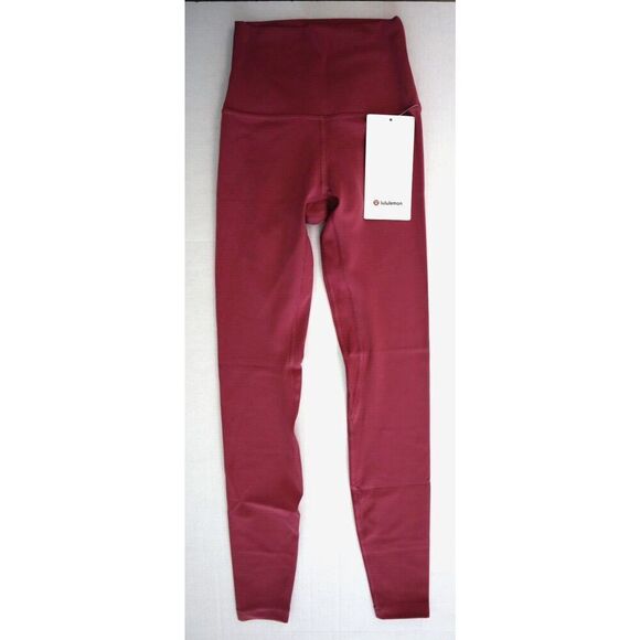 Lululemon LW5DITS Women's Sz 0 Washed Mauve Pink Align High-Rise 28" Pants - Picture 1 of 10